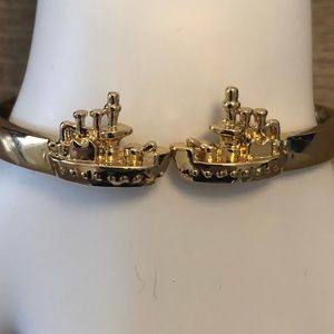 Kate Spade Rock The Boat Hinged Bracelet NWOT